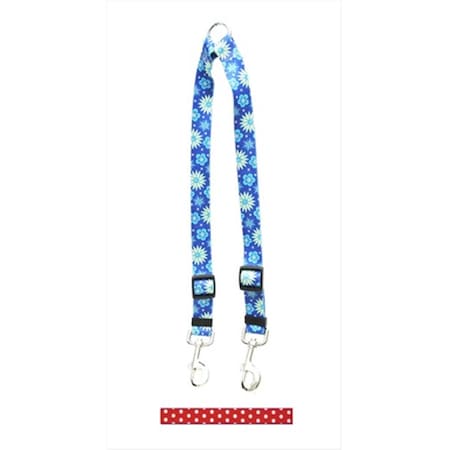 New Red Polka Dot Coupler Lead - Medium